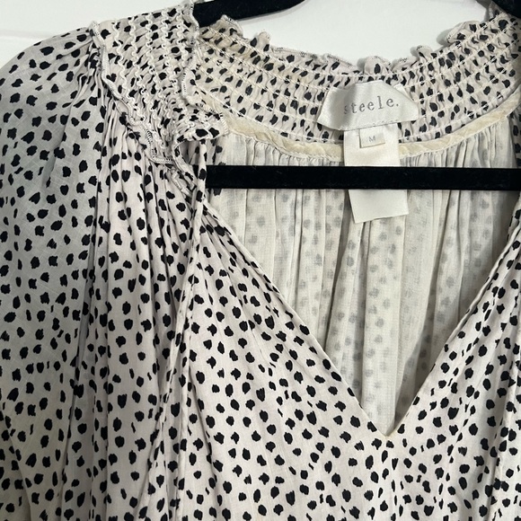 Steele fierra dress in noir speck size M - Picture 4 of 5